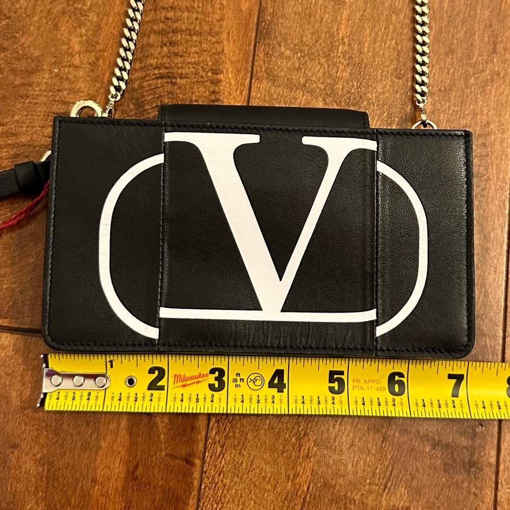 Valentino Garavani VLogo WOC Wallet on a Chain Crossbody Purse Wristlet Clutch - Picture 12 of 16